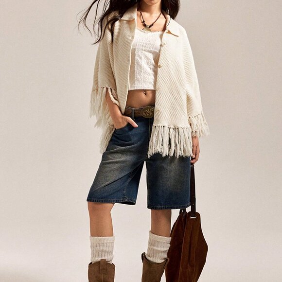 Casual Multicolor Women's Batwing Sleeve Commute Cardigan - Picture 3 of 9